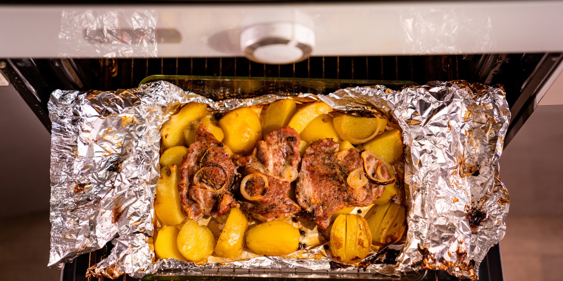 Картопля з м'ясом