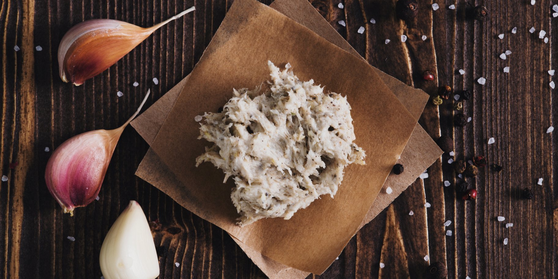 сало с чесноком и луком