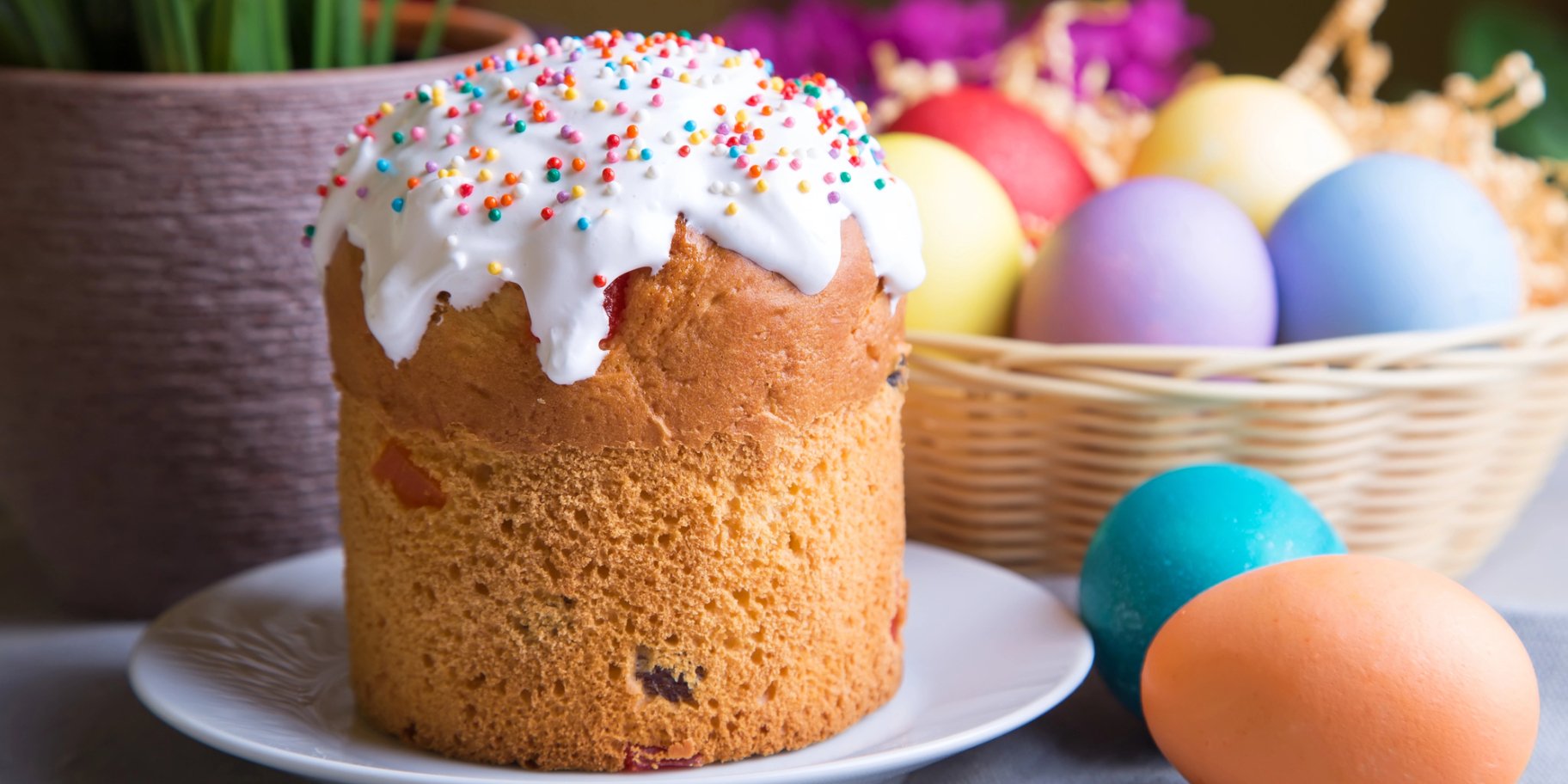 Паска з опарою на манці