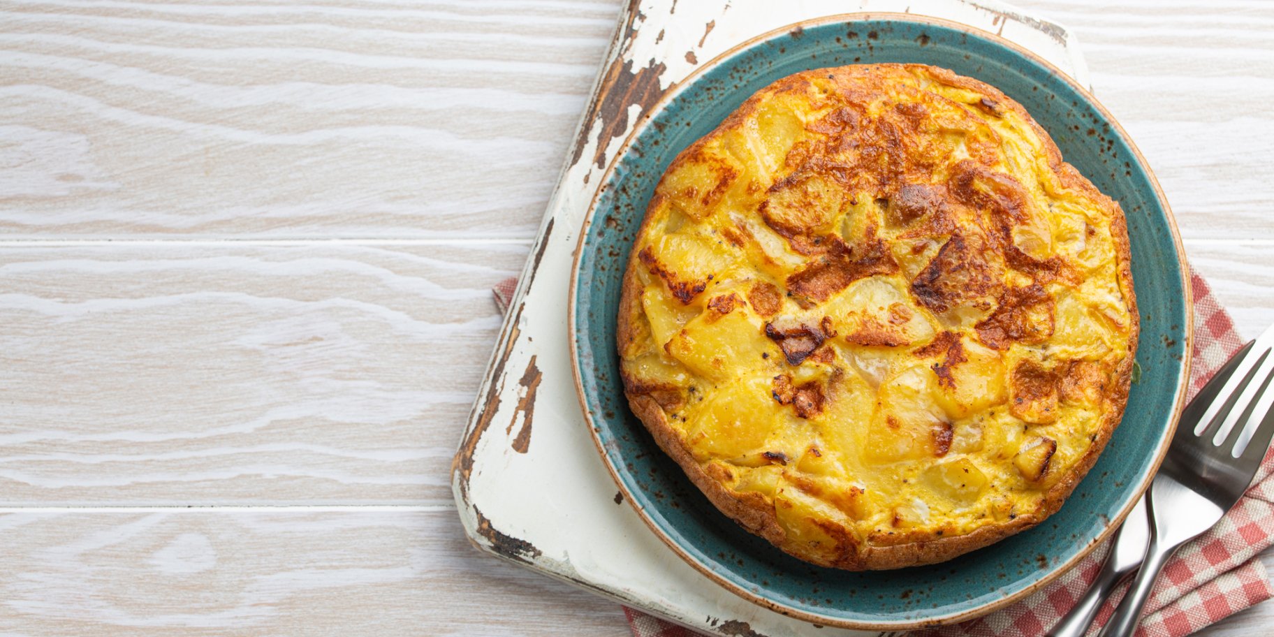 Фритата з бананом плантан