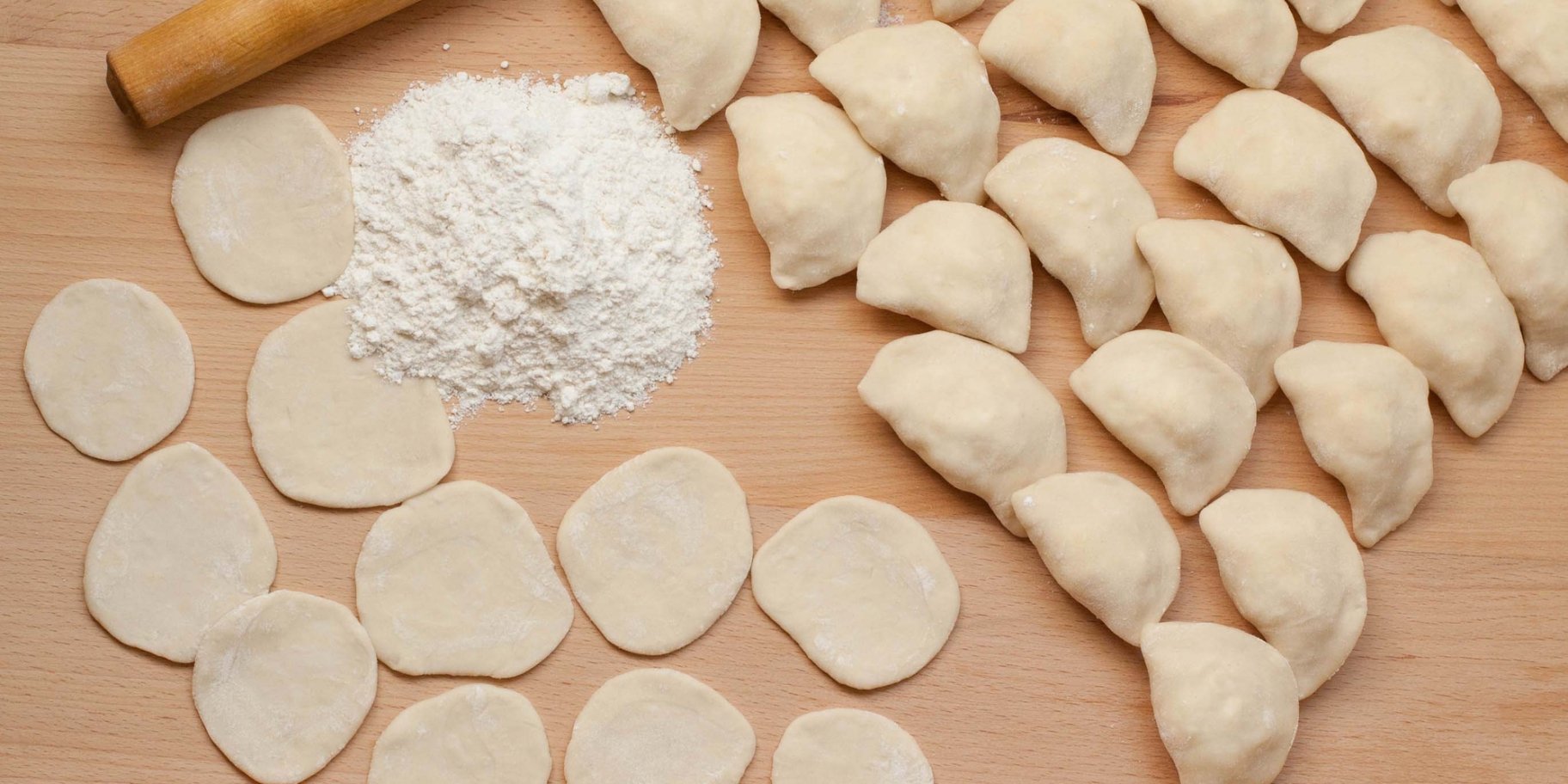 Тісто для вареників на мінералці