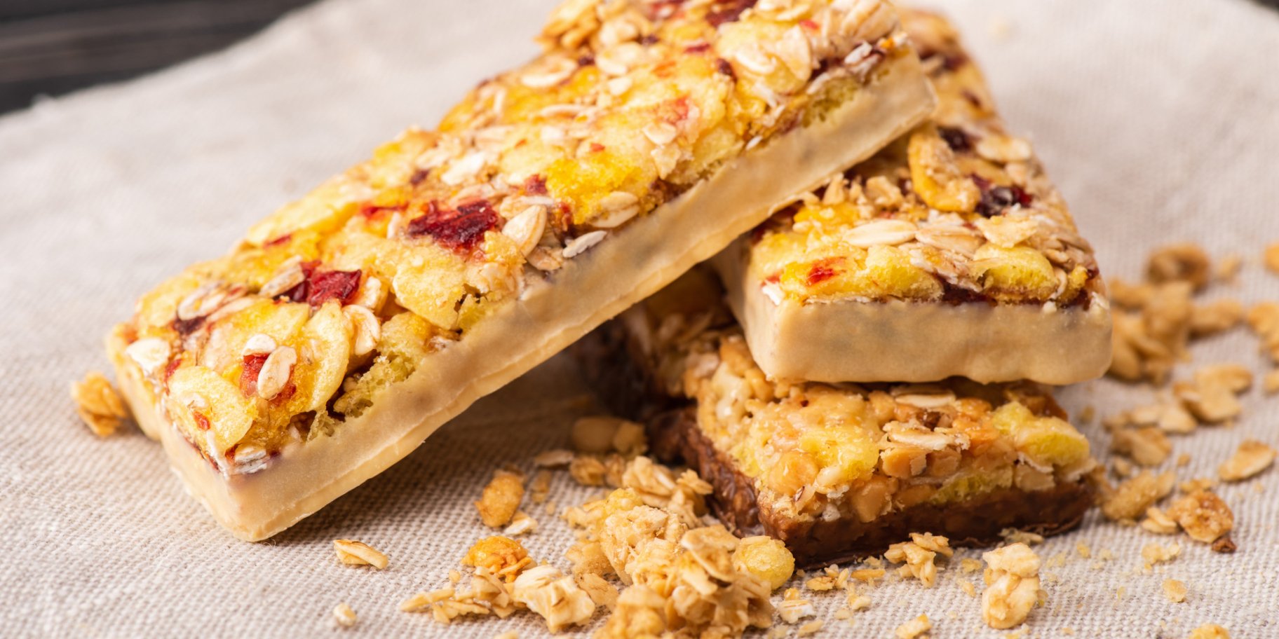 Протеїнові батончики з білим шоколадом