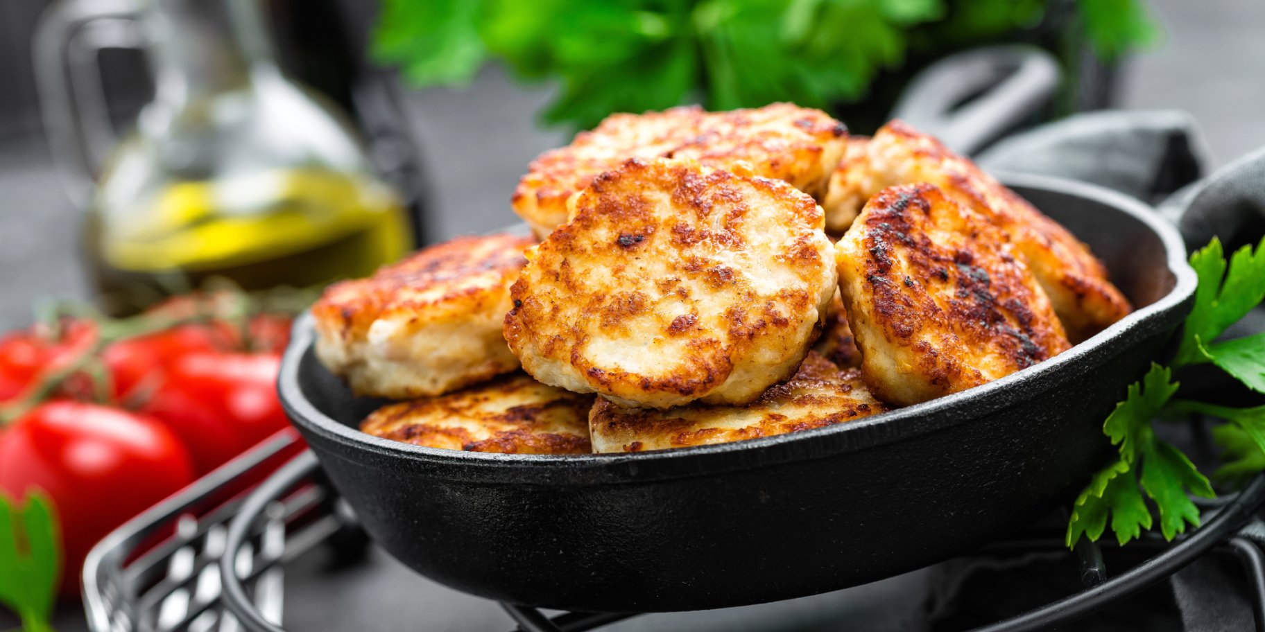 Рублені котлети з курки й сиру