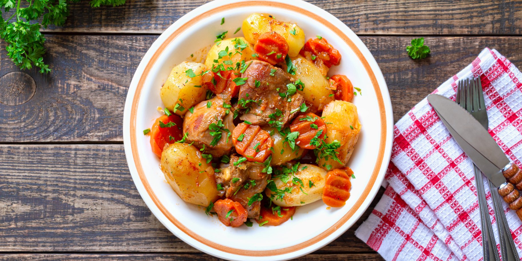 Смажена індичка з овочами