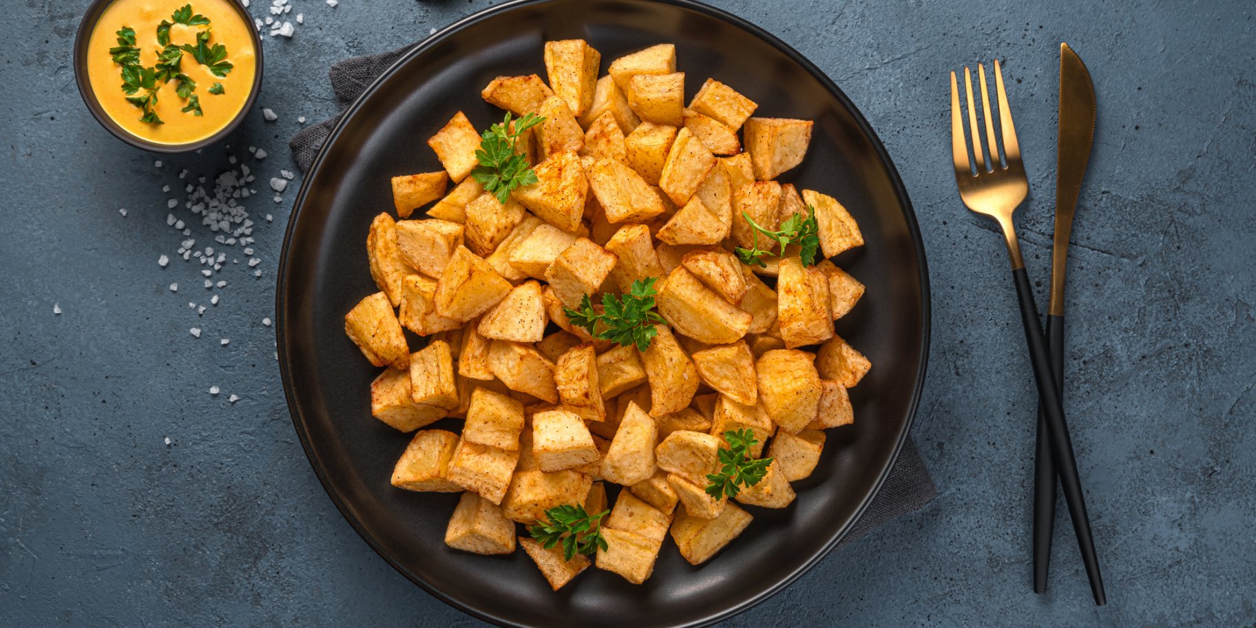 Смажена картопля по-іспанськи