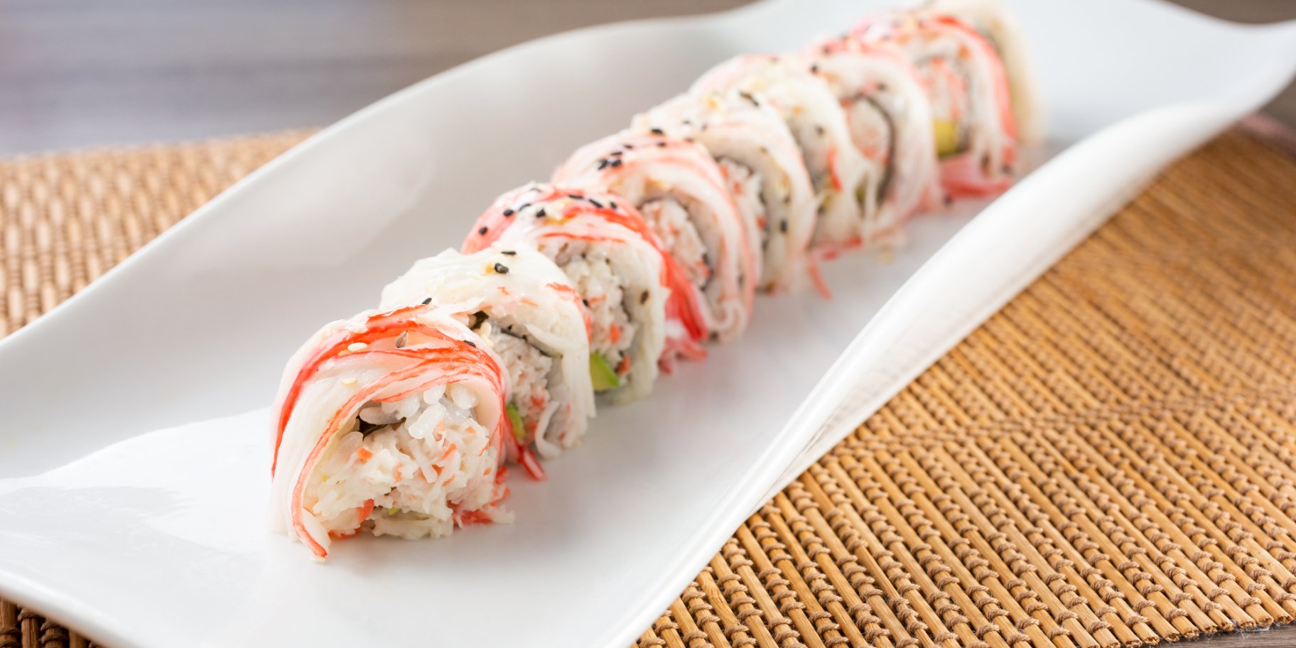 Суші з крабових паличок і рису