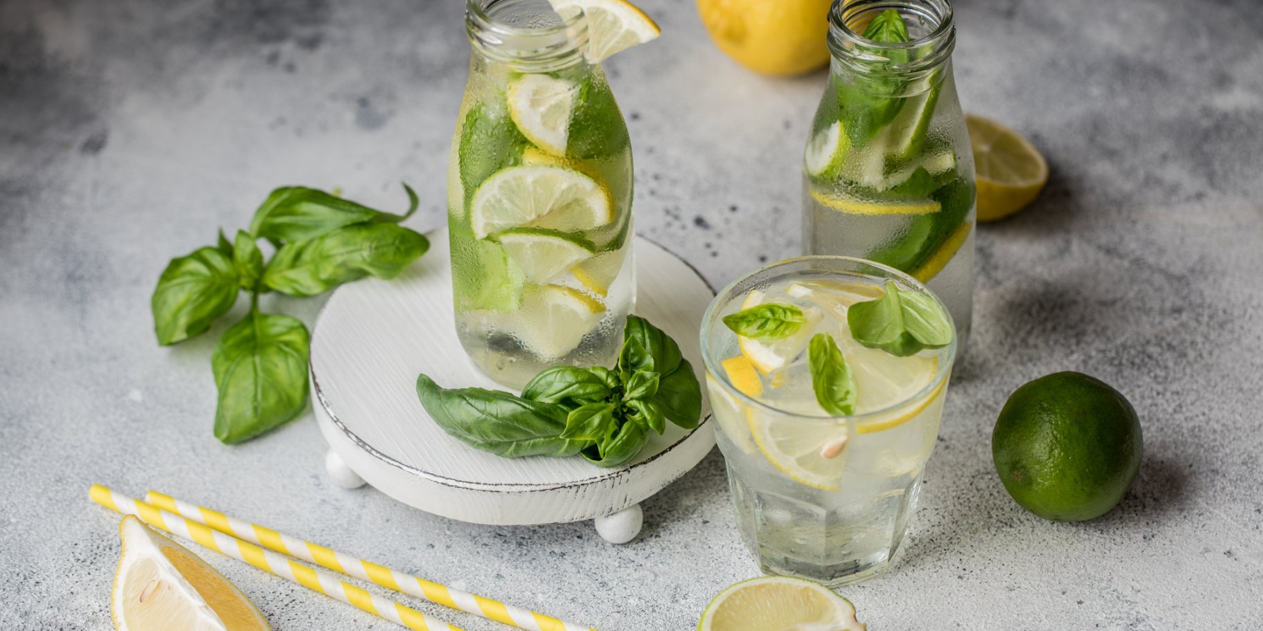 Цитрусовий лимонад з базиліком