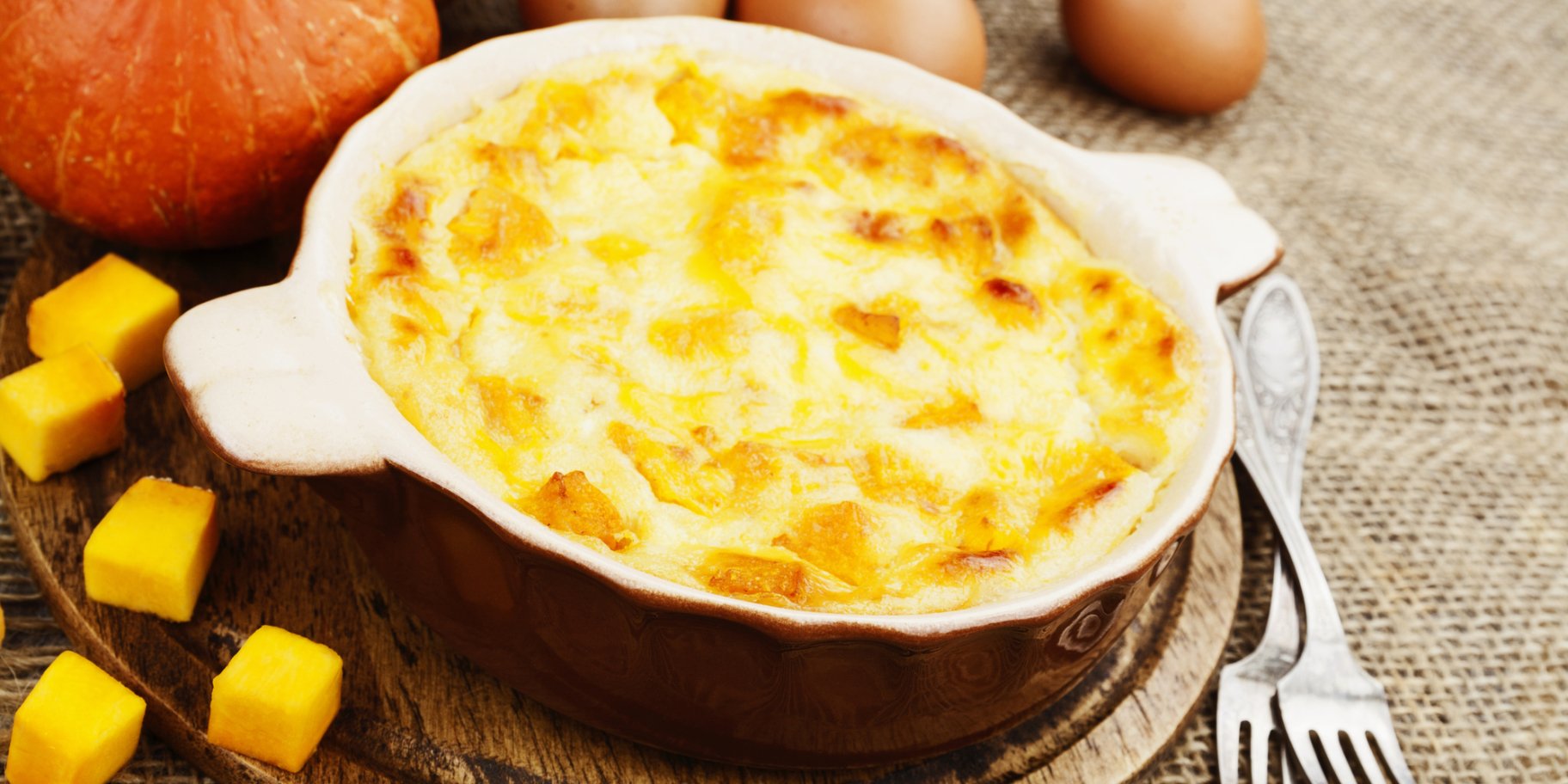 Гарбуз, запечений у сметані з кмином