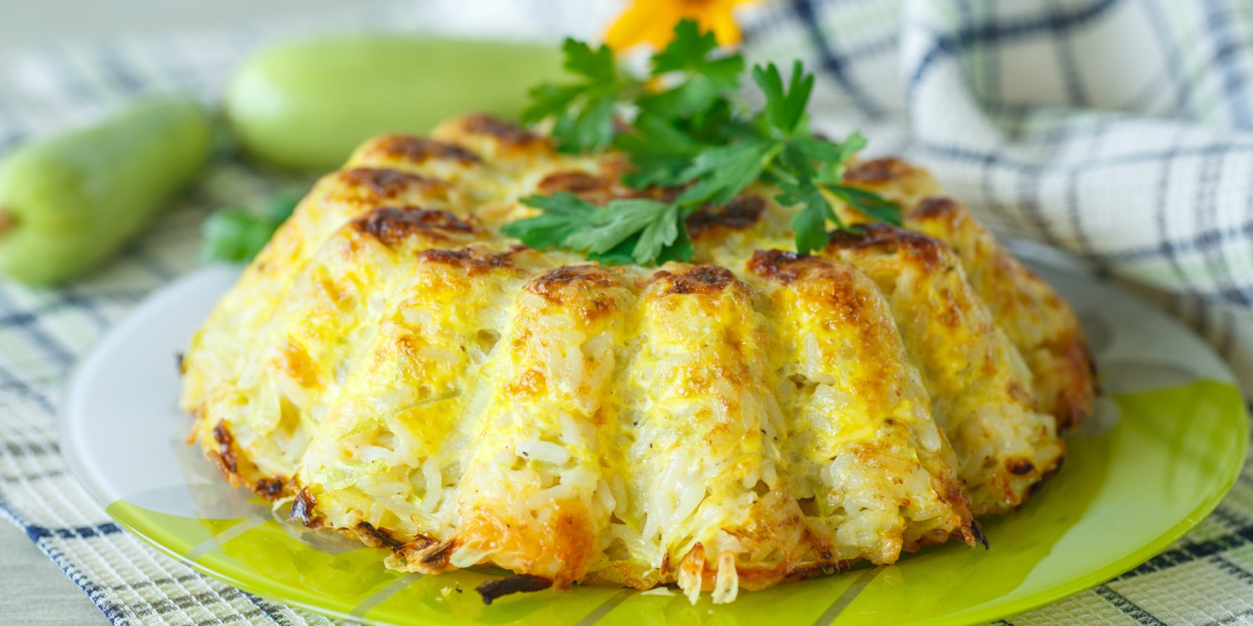 Запіканка з кабачками та рисом