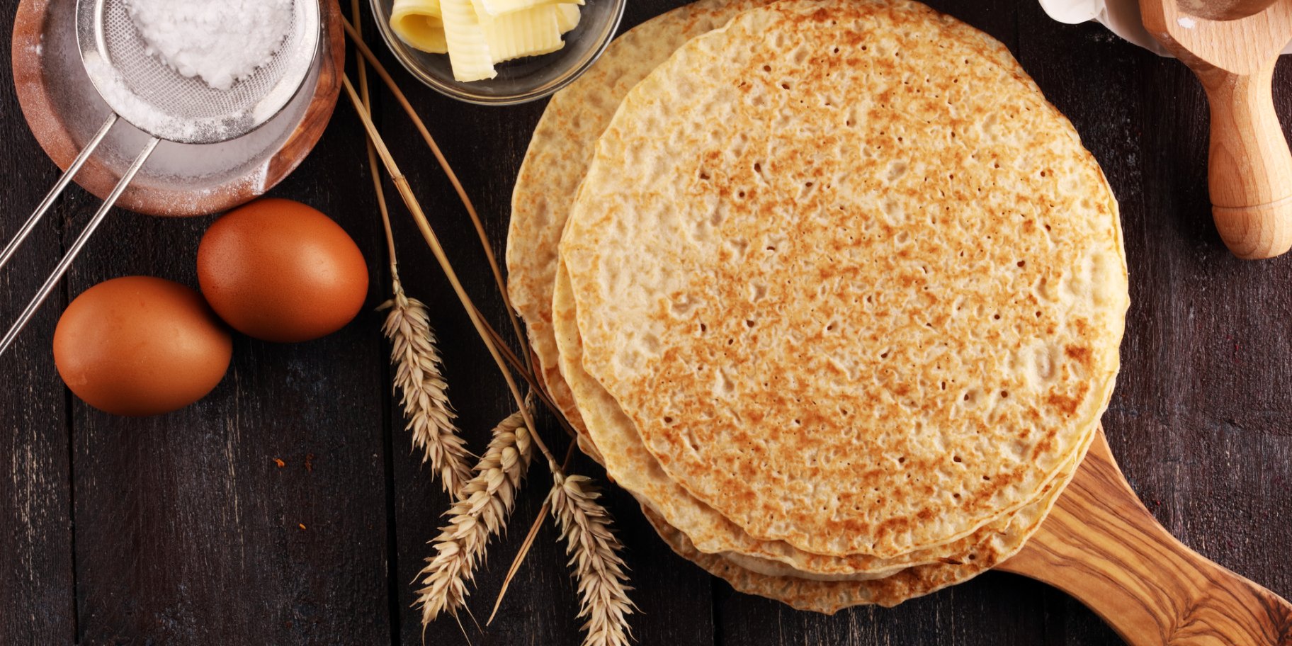 блины на молоке без сахара