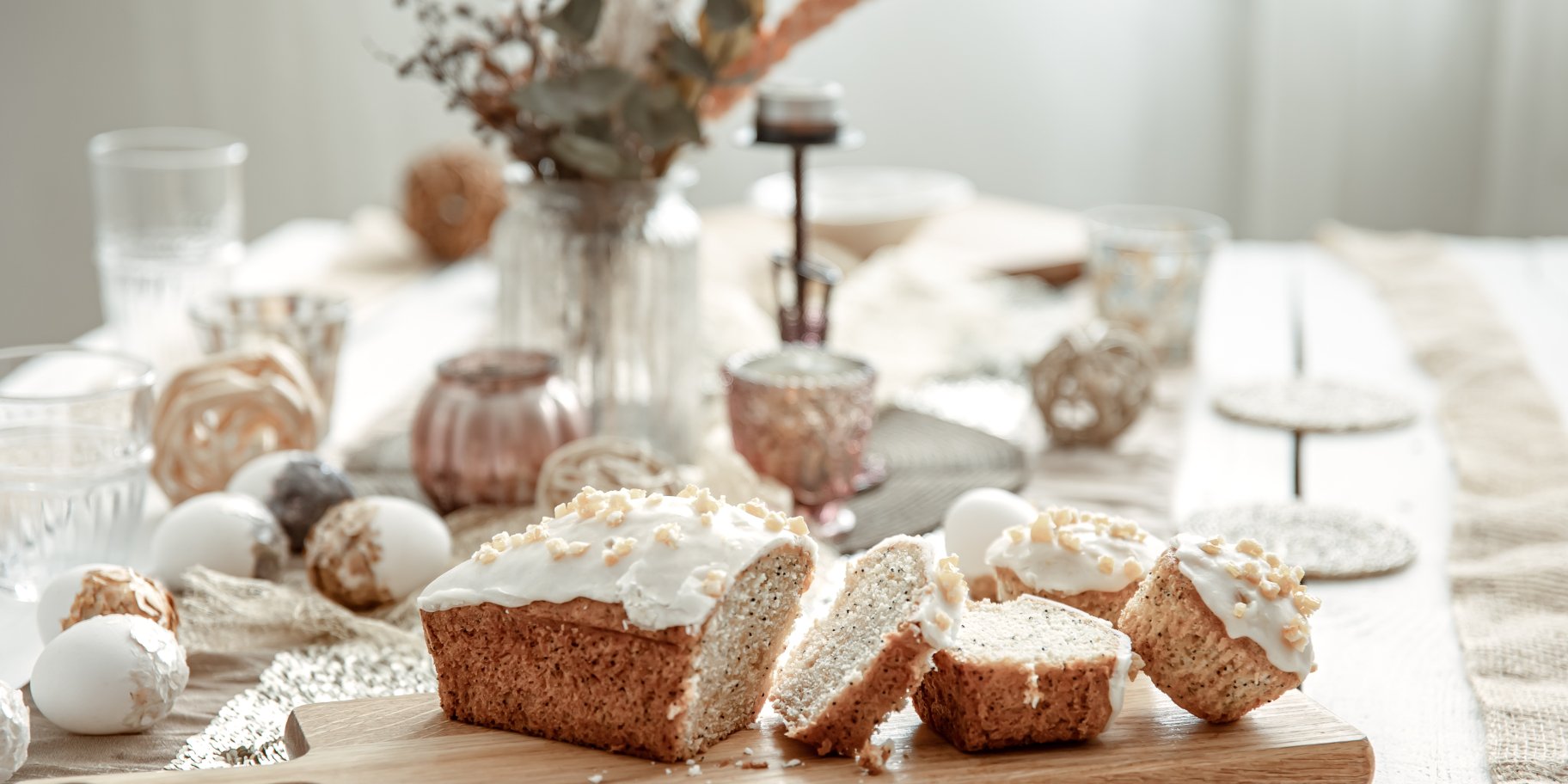 Декор стола на Великдень