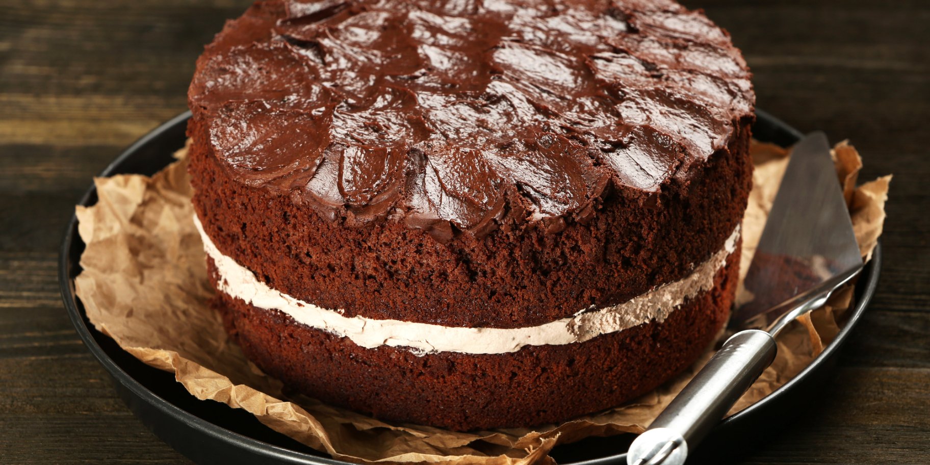 Кавовий торт з кремом