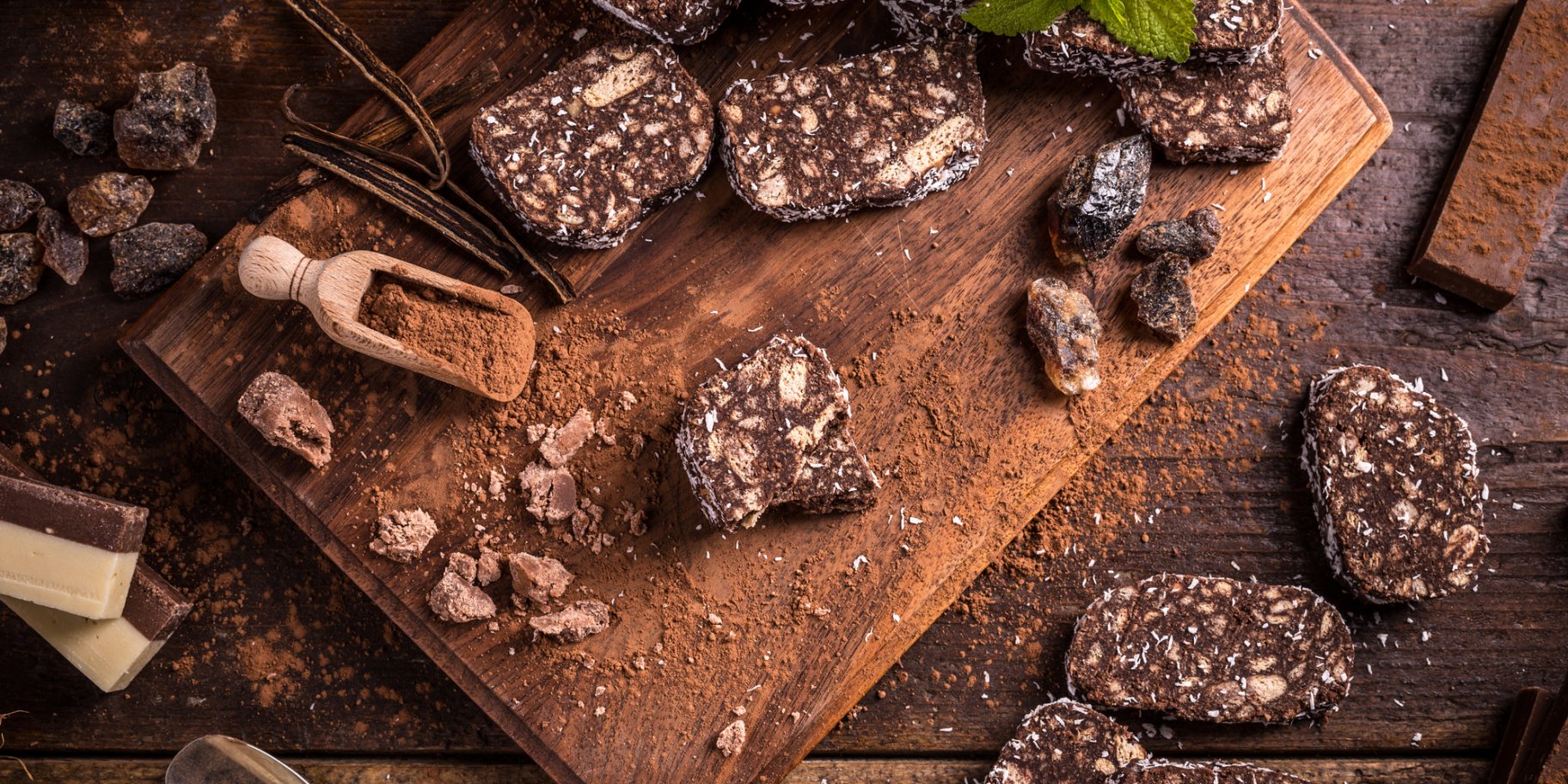 Шоколадная колбаска