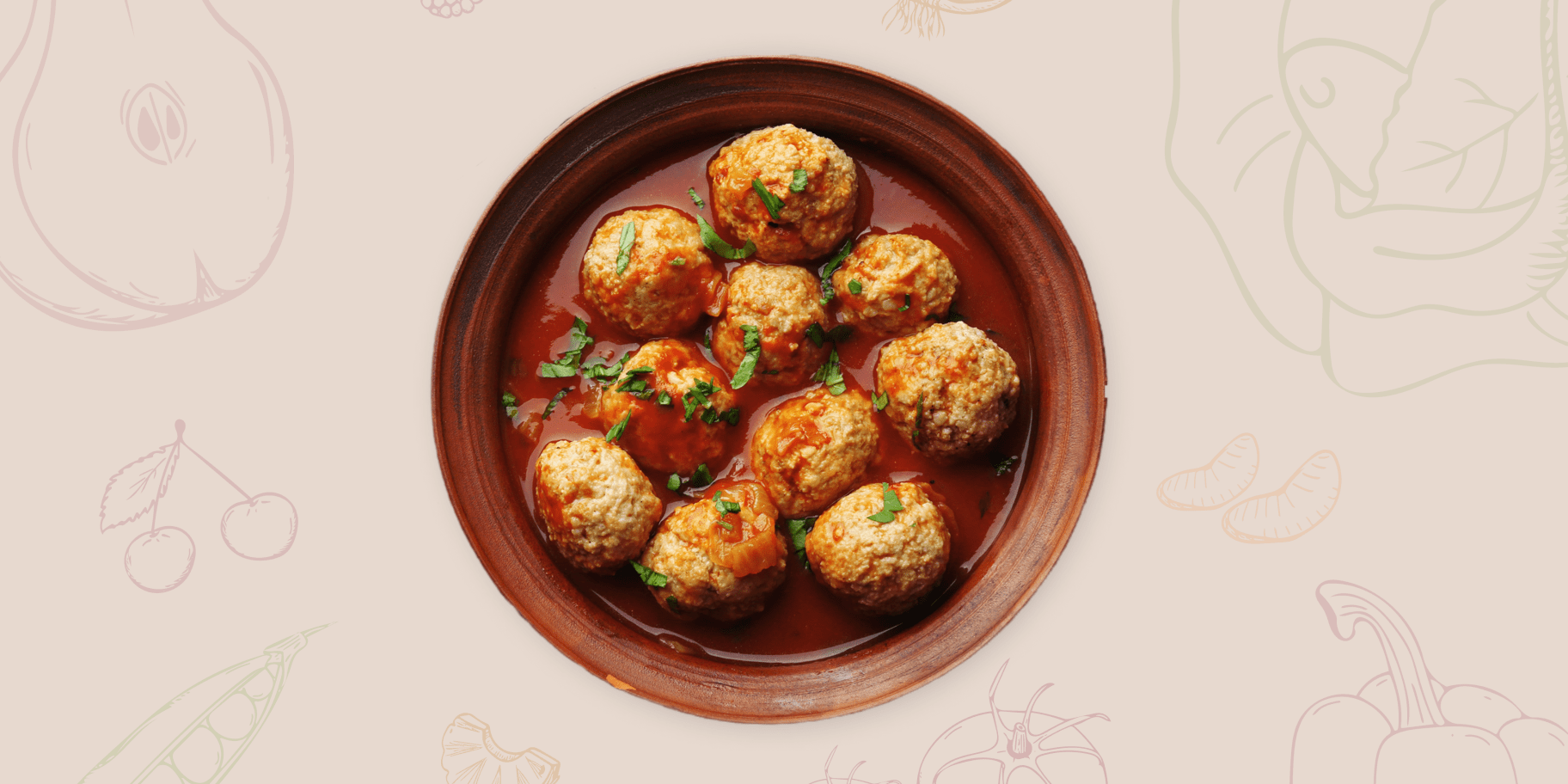 Мітболи з яловичиною і горіхами від Клопотенка