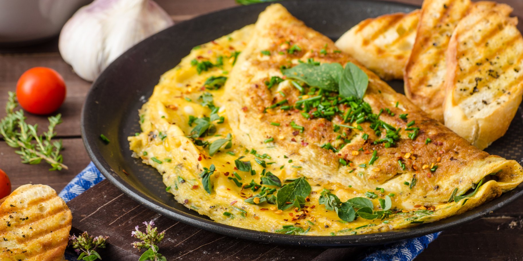 Омлет з сиром