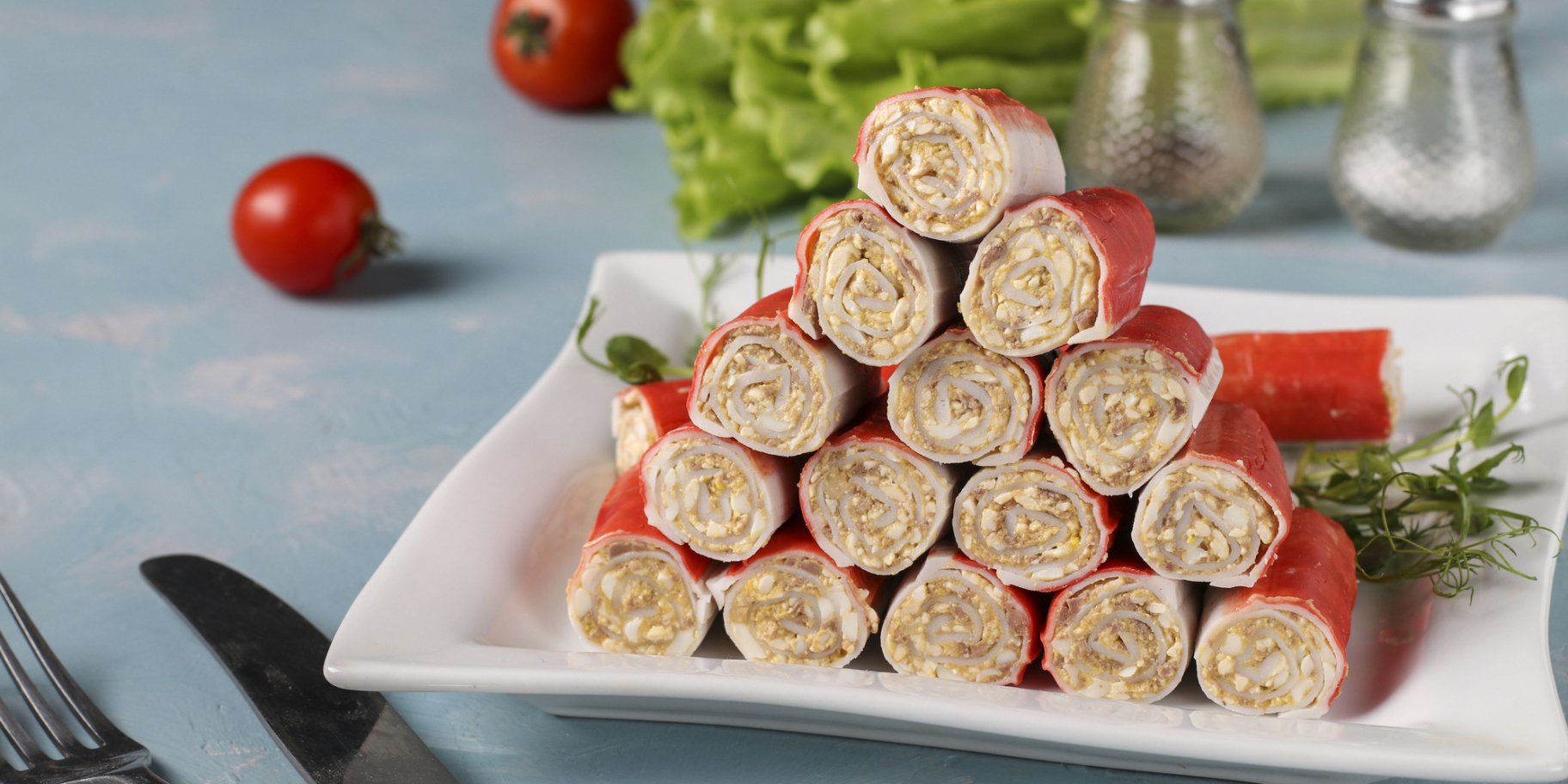 Фаршировані крабові палички