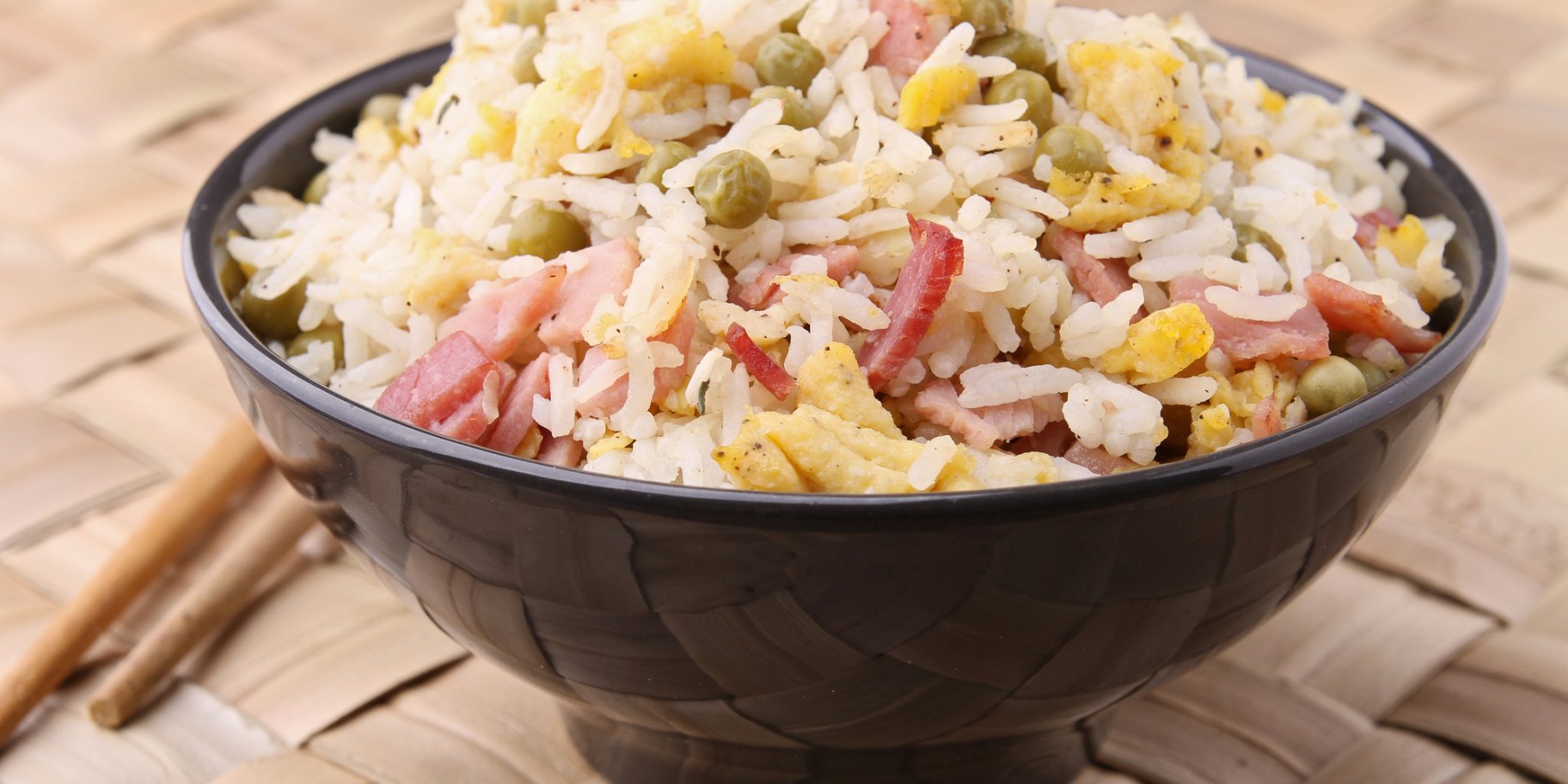 Рис з беконом