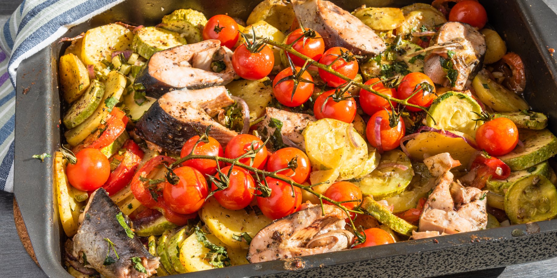 Рыба с овощами