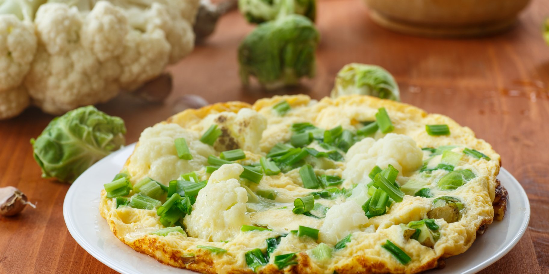 Омлет із цвітною капустою