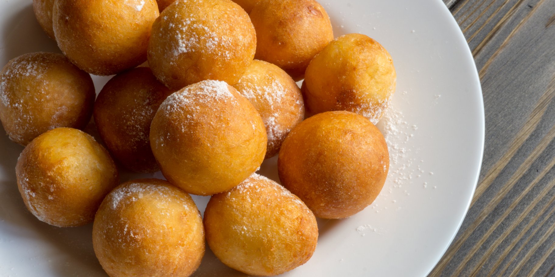 Жареные шарики со сгущенкой