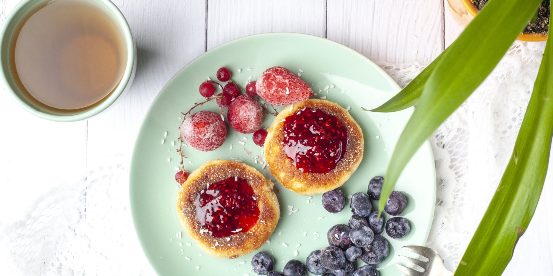 Краковские сырники с клубничным соусом