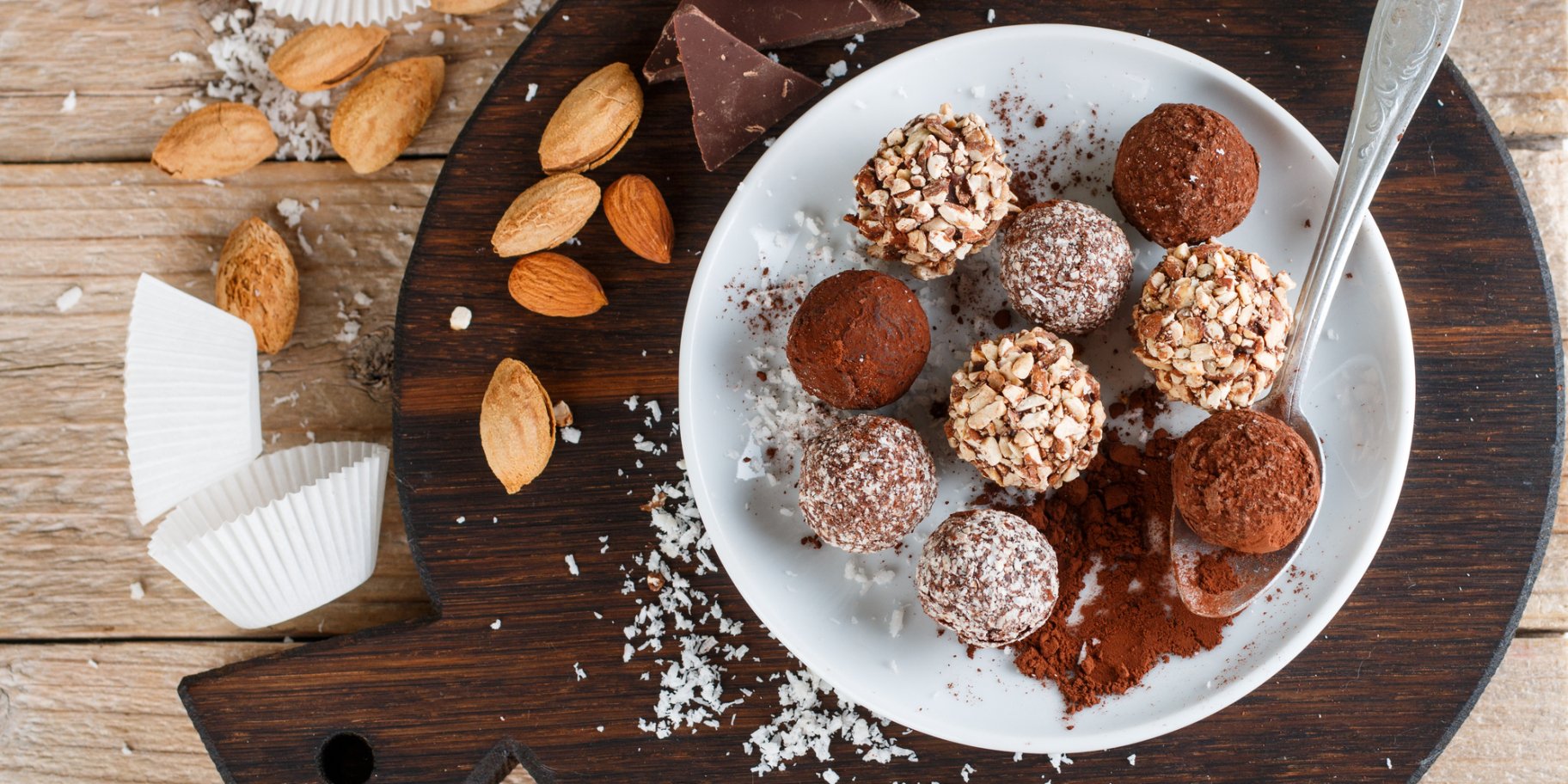 домашні цукерки з мигдалем