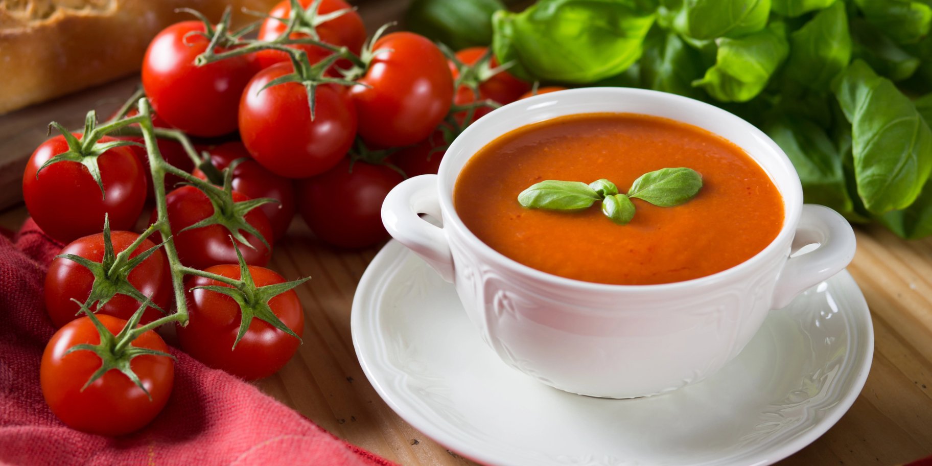 Суп із запечених овочів