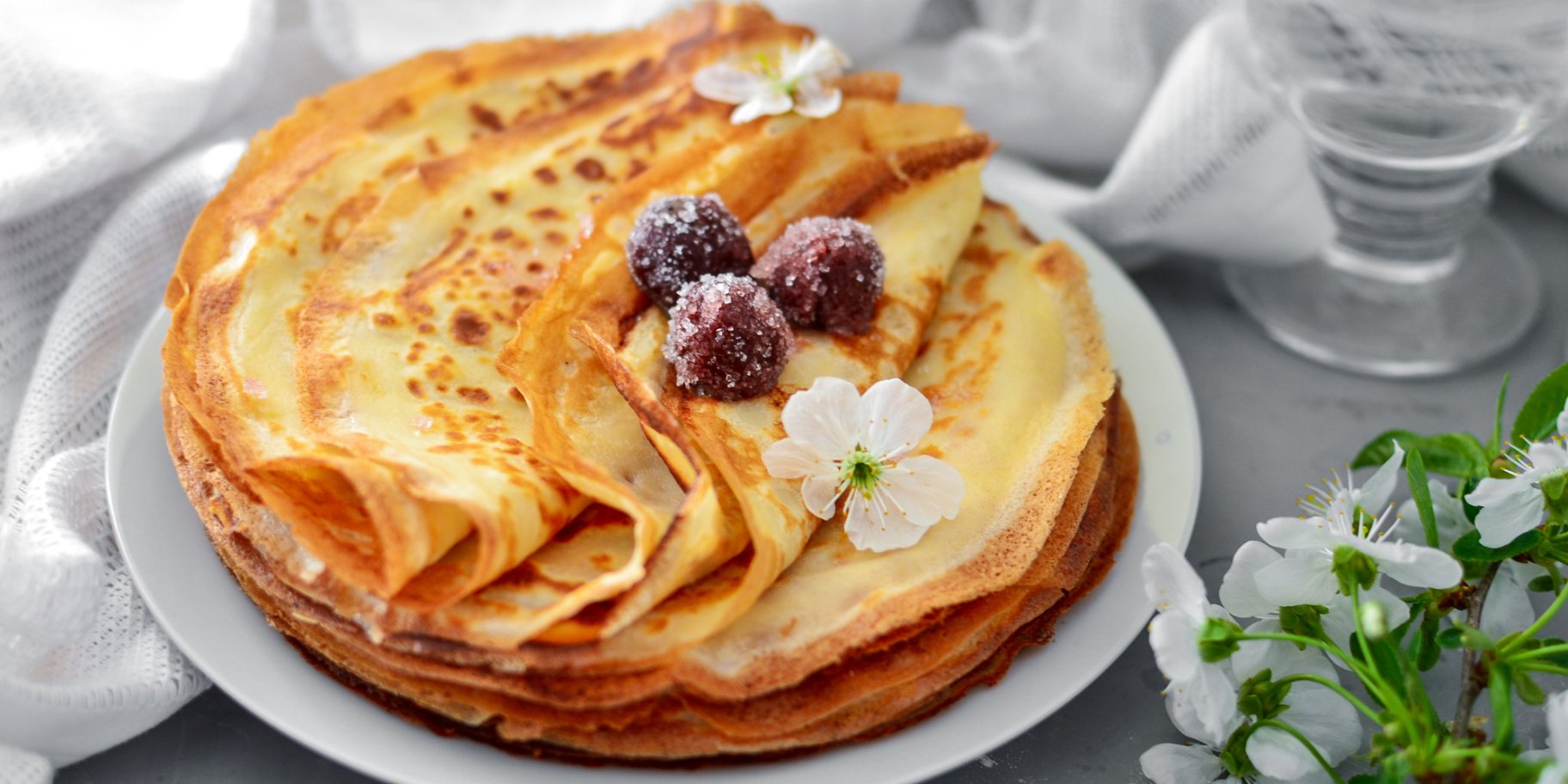 Млинці на мигдалевому молоці