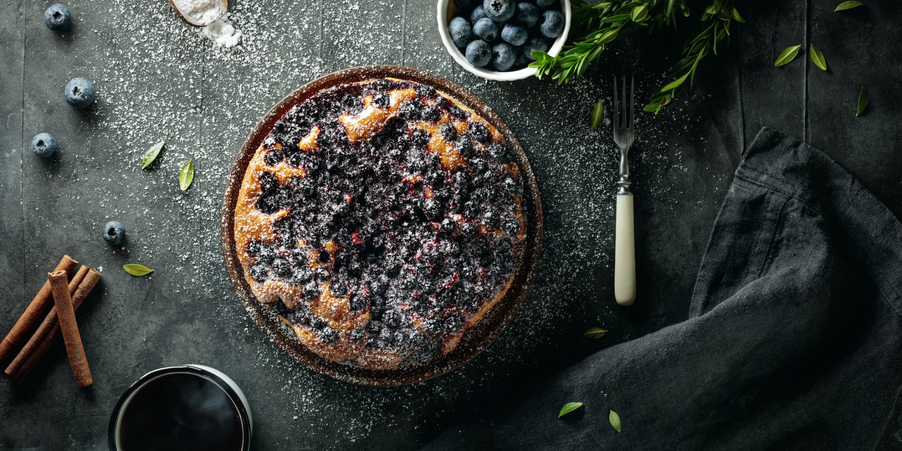 Пиріг з чорницею