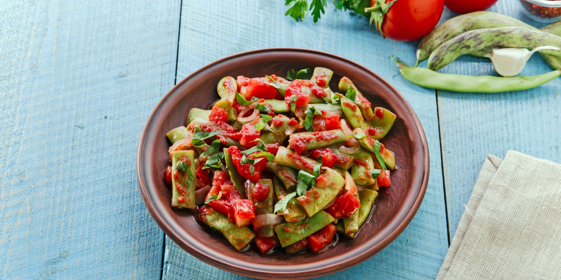 Лобіо із стручкової квасолі