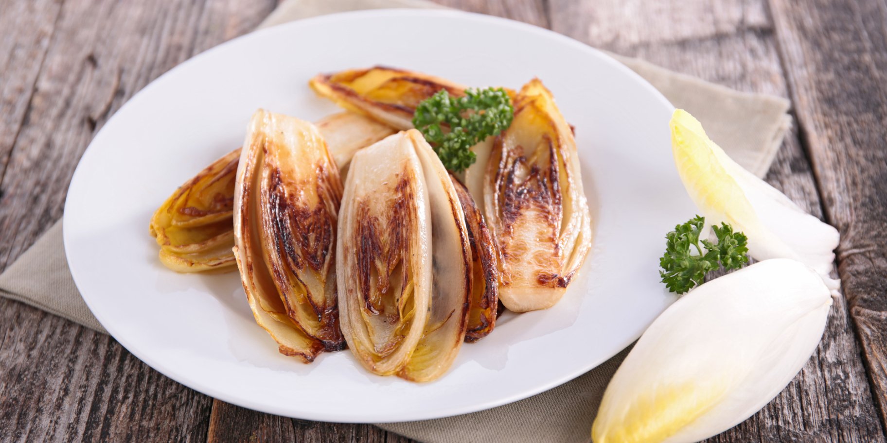 Cмажений салатний цикорій