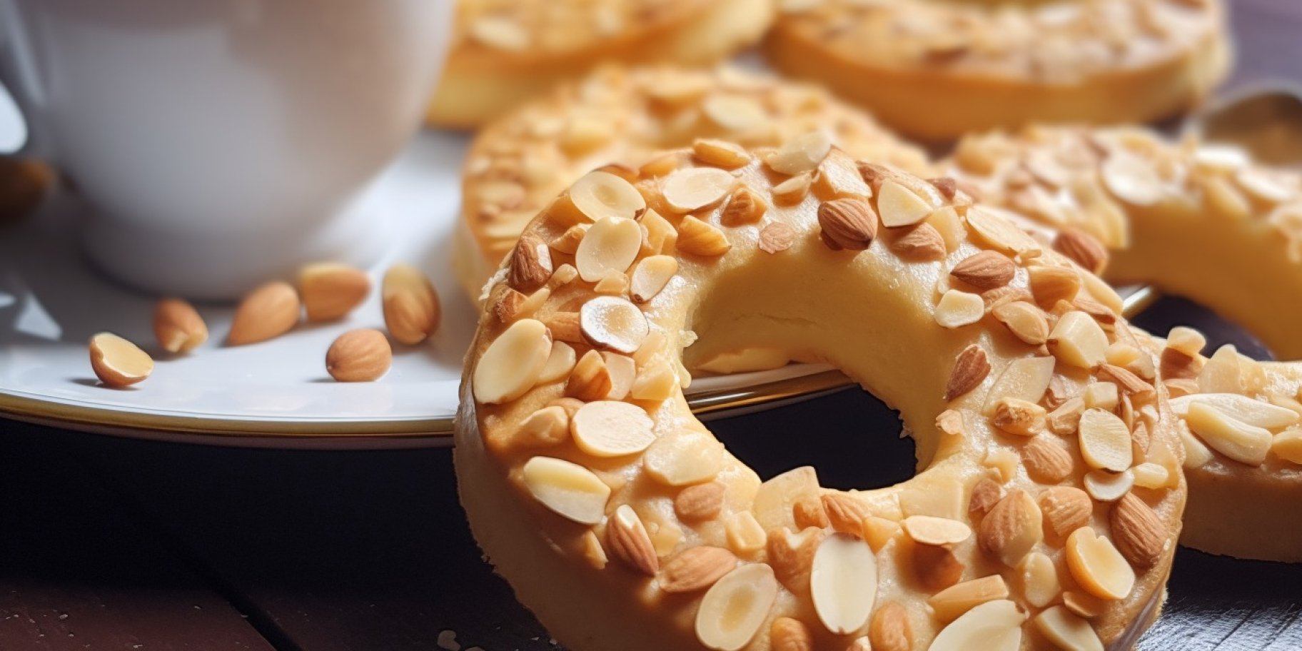 Пісочні кілечка з горіхами