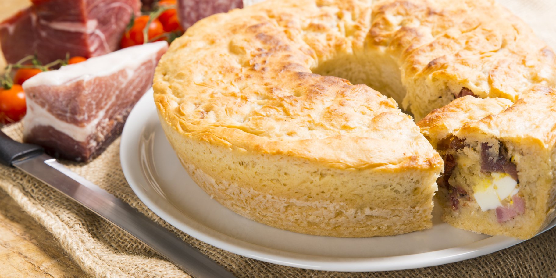 Пиріг із шинкою