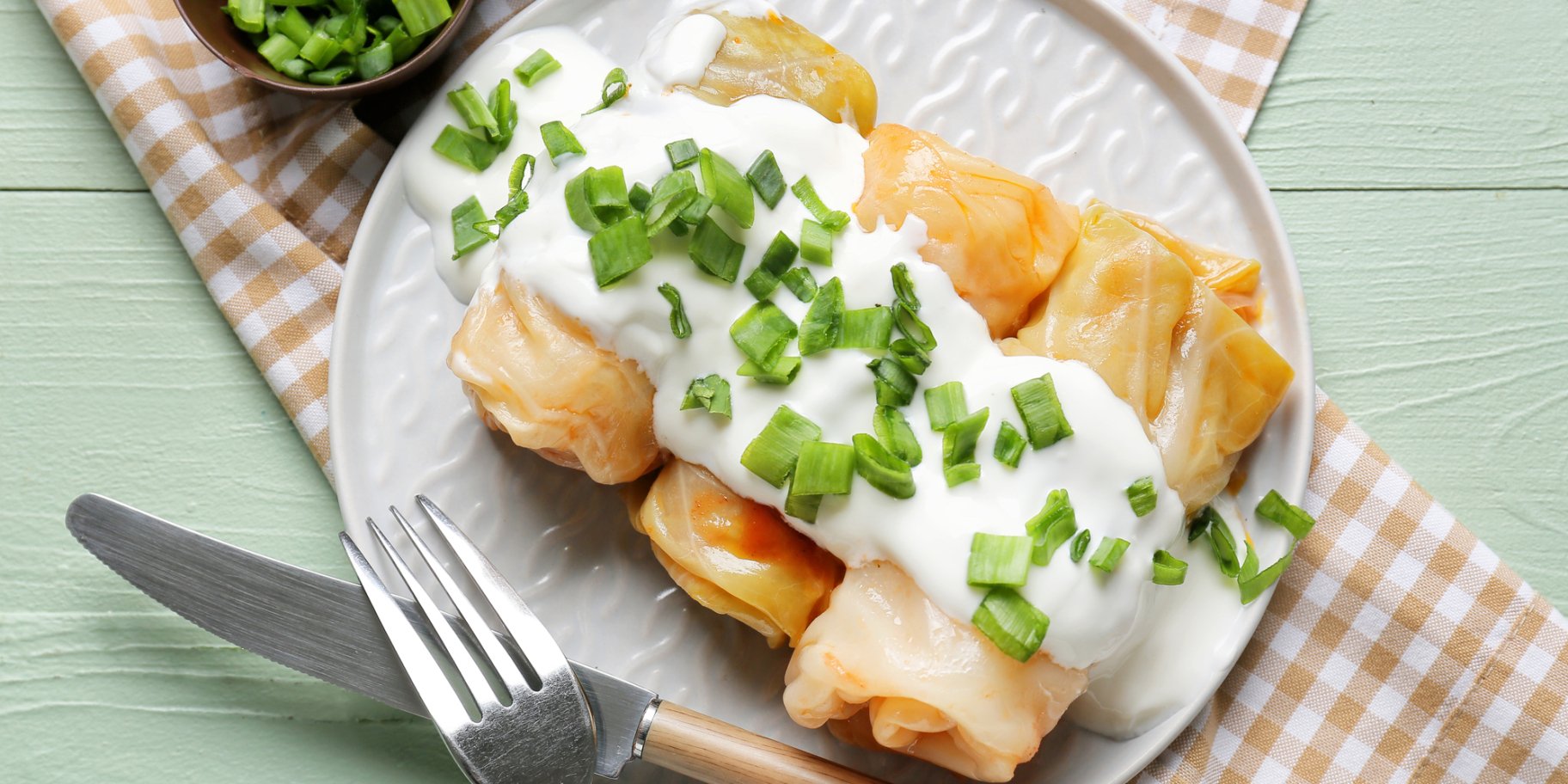 Вегетариасские голубцы с рисом и грибами