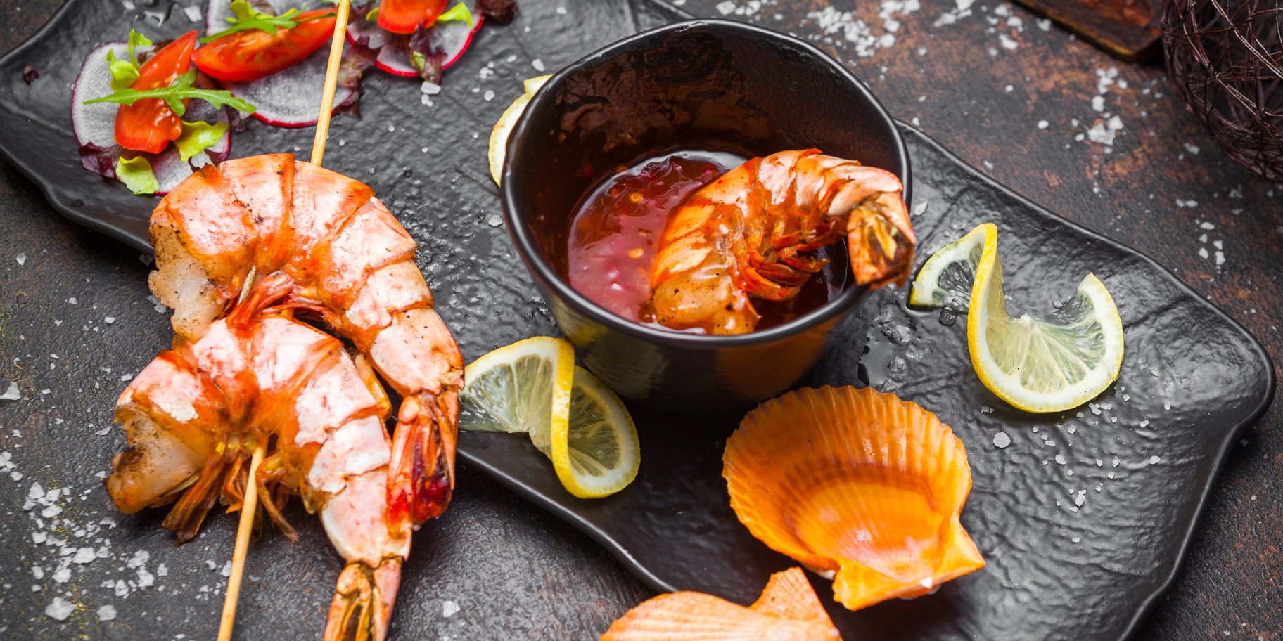 Закуски з креветками