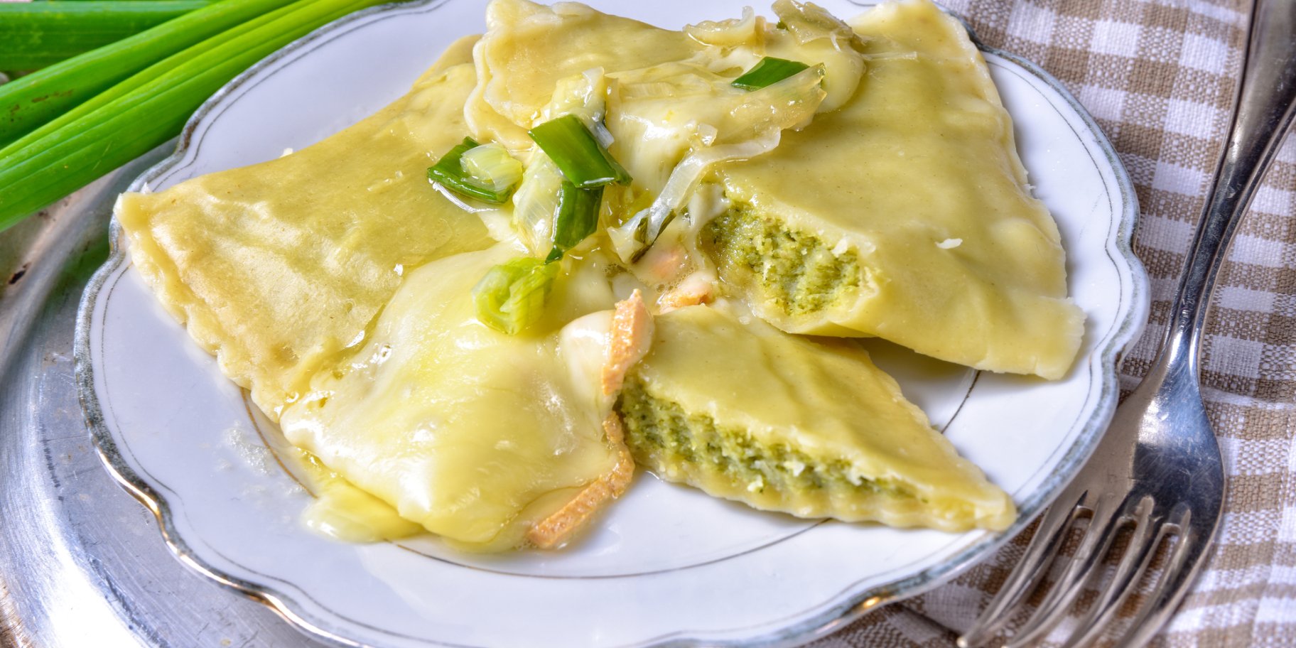 Немецкие шпинатные «равиоли»