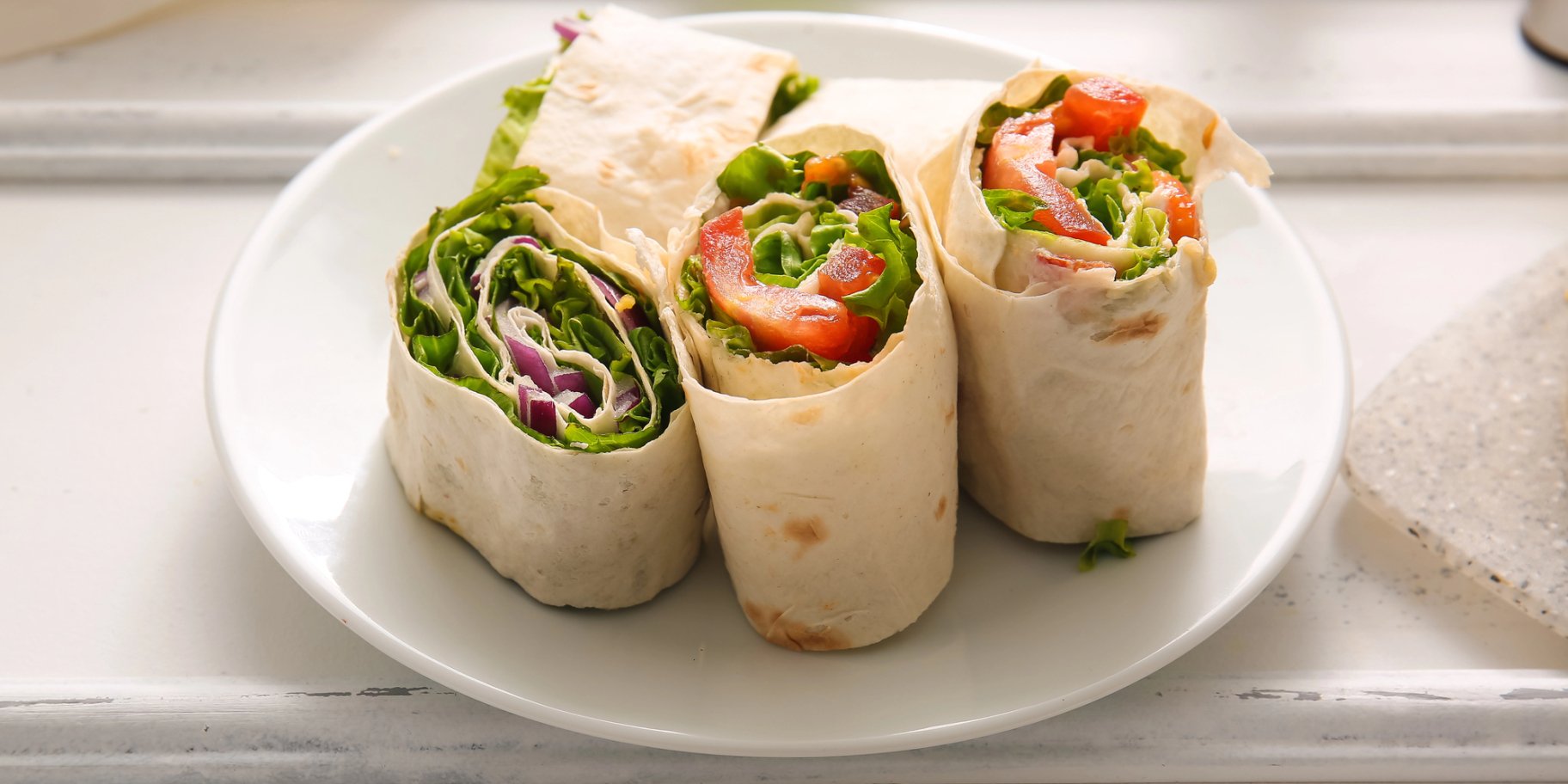 Веганський рол з лаваша