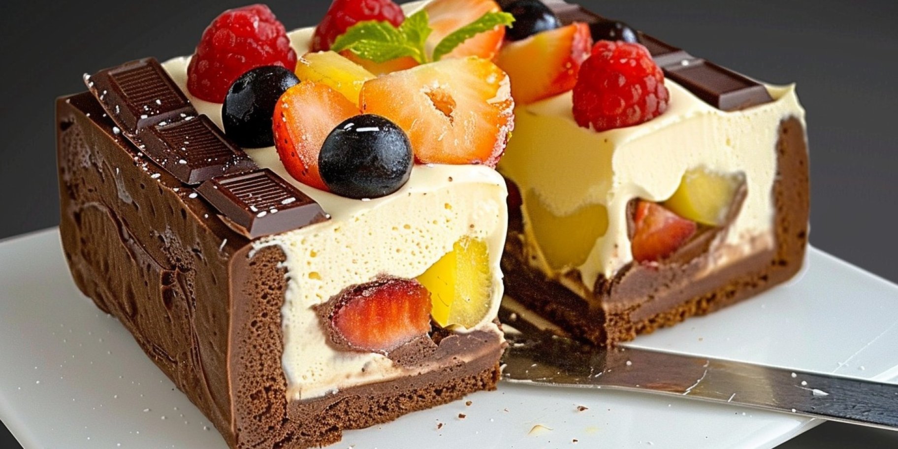 Фрукти під шоколадною шубою