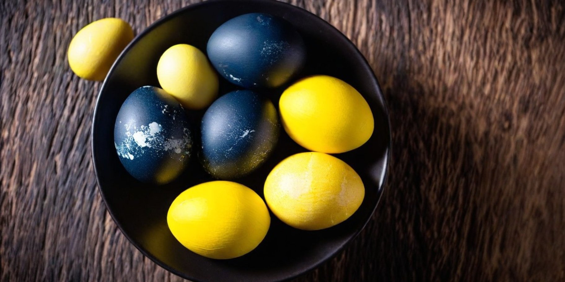 Як фарбувати яйця каркаде і куркумою