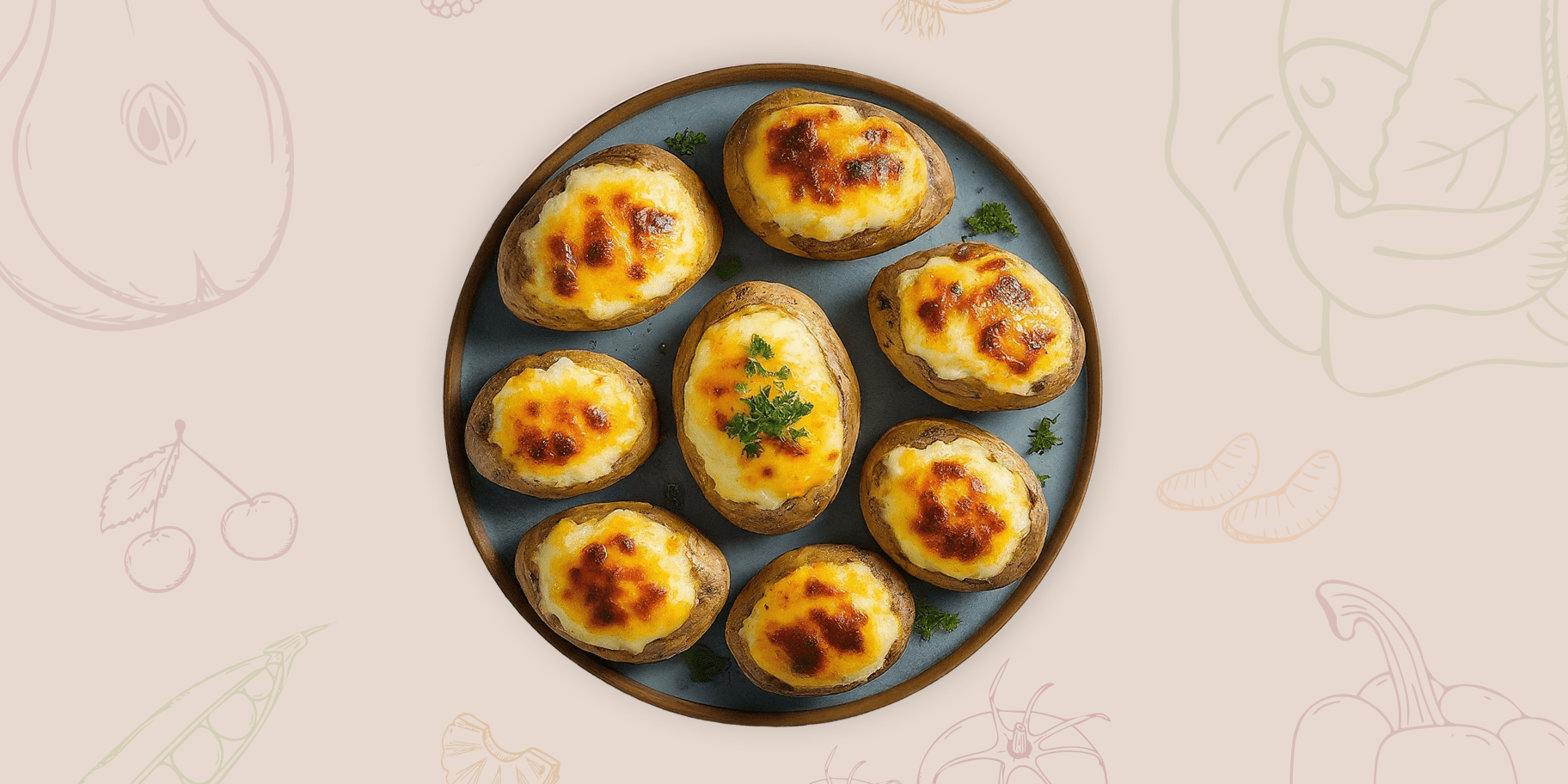 Картопля «в жакеті» зі смачною начинкою