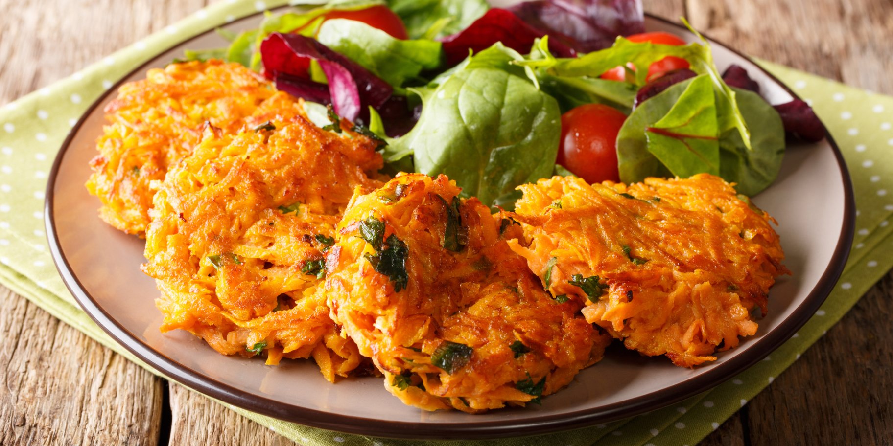 Деруни з солодкої картоплі