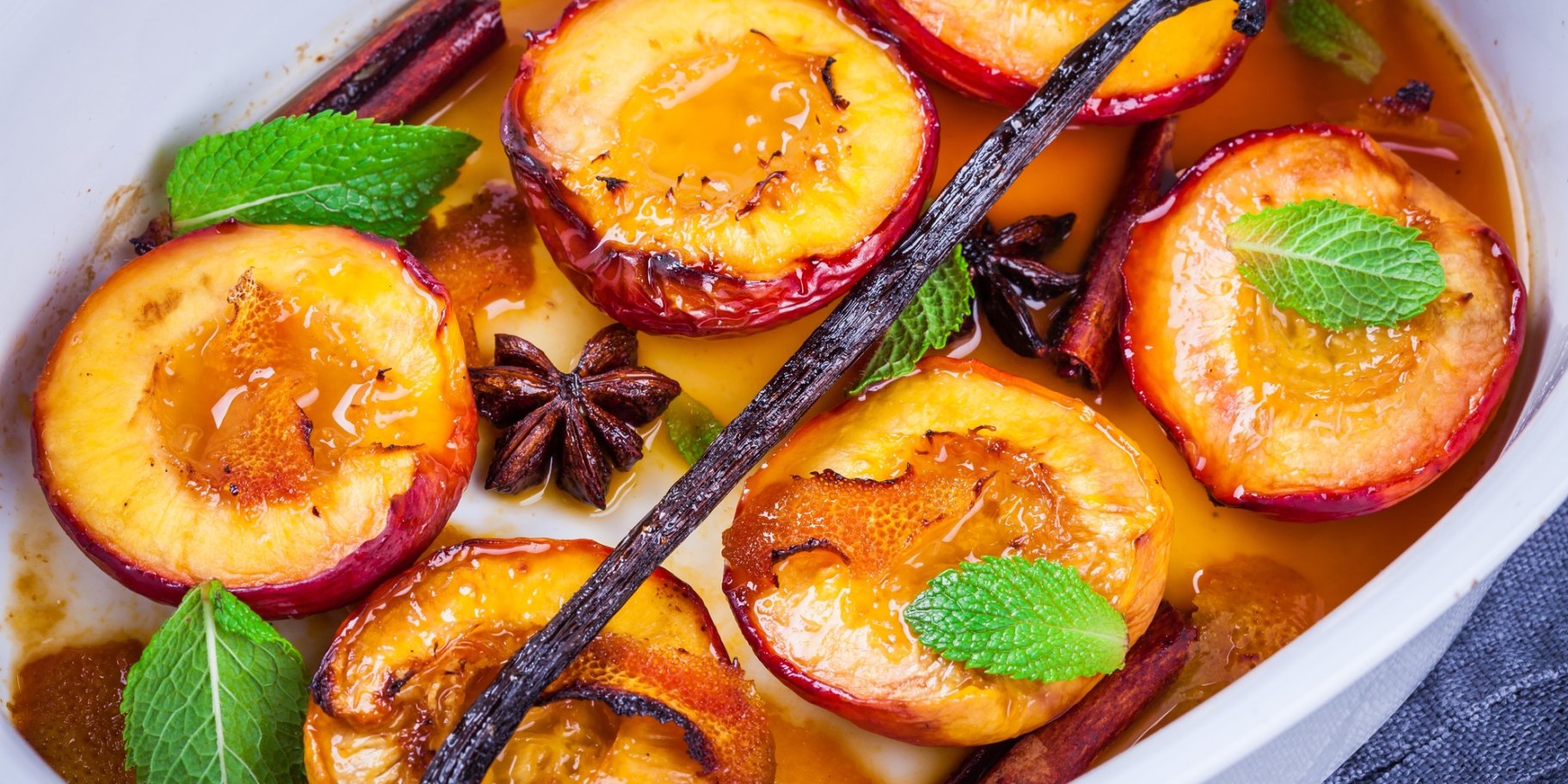 Запечені персики