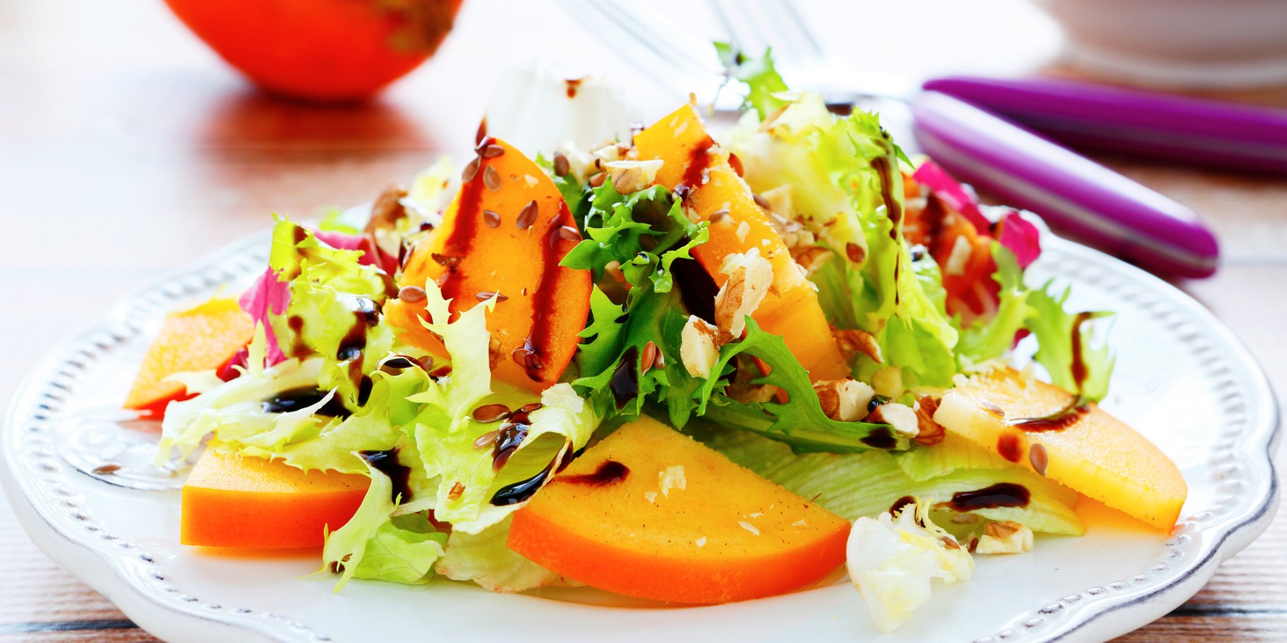 Салат із хурми й прошуто