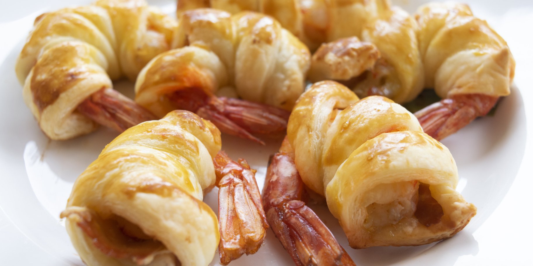 Креветки в листковому тісті рецепт