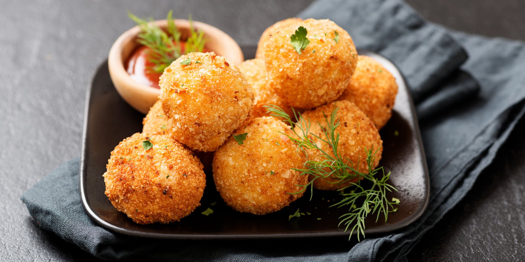 Картофельные крокеты с тунцом