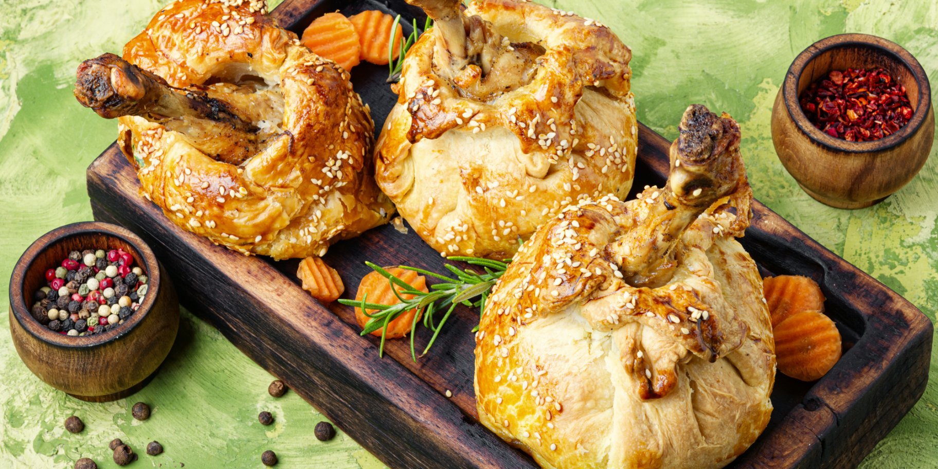 Курячі гомілки в тісті