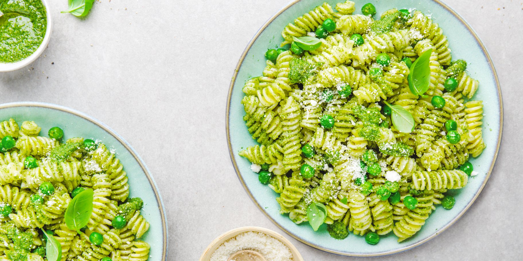 Паста з зеленим горошком