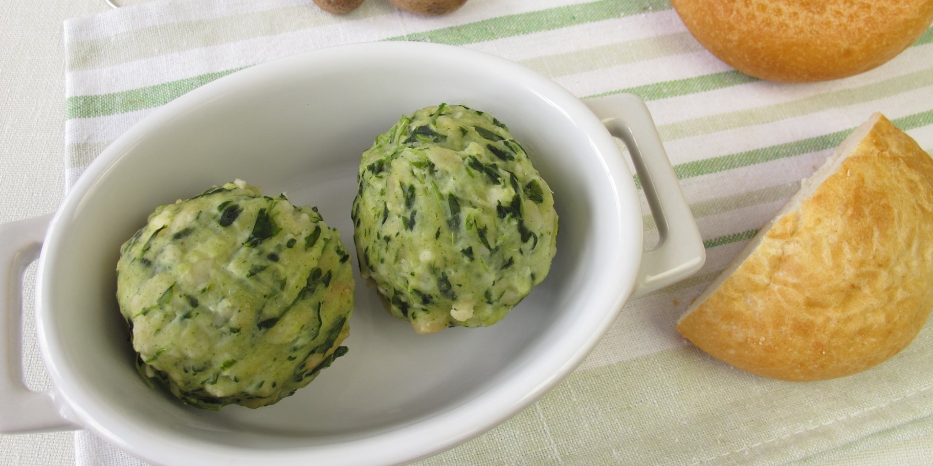 Шпинатные кнедли