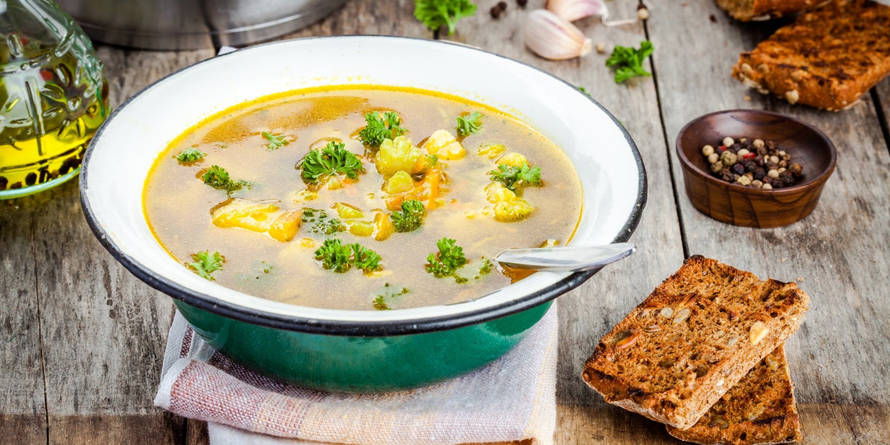 Суп з цибулею-порей