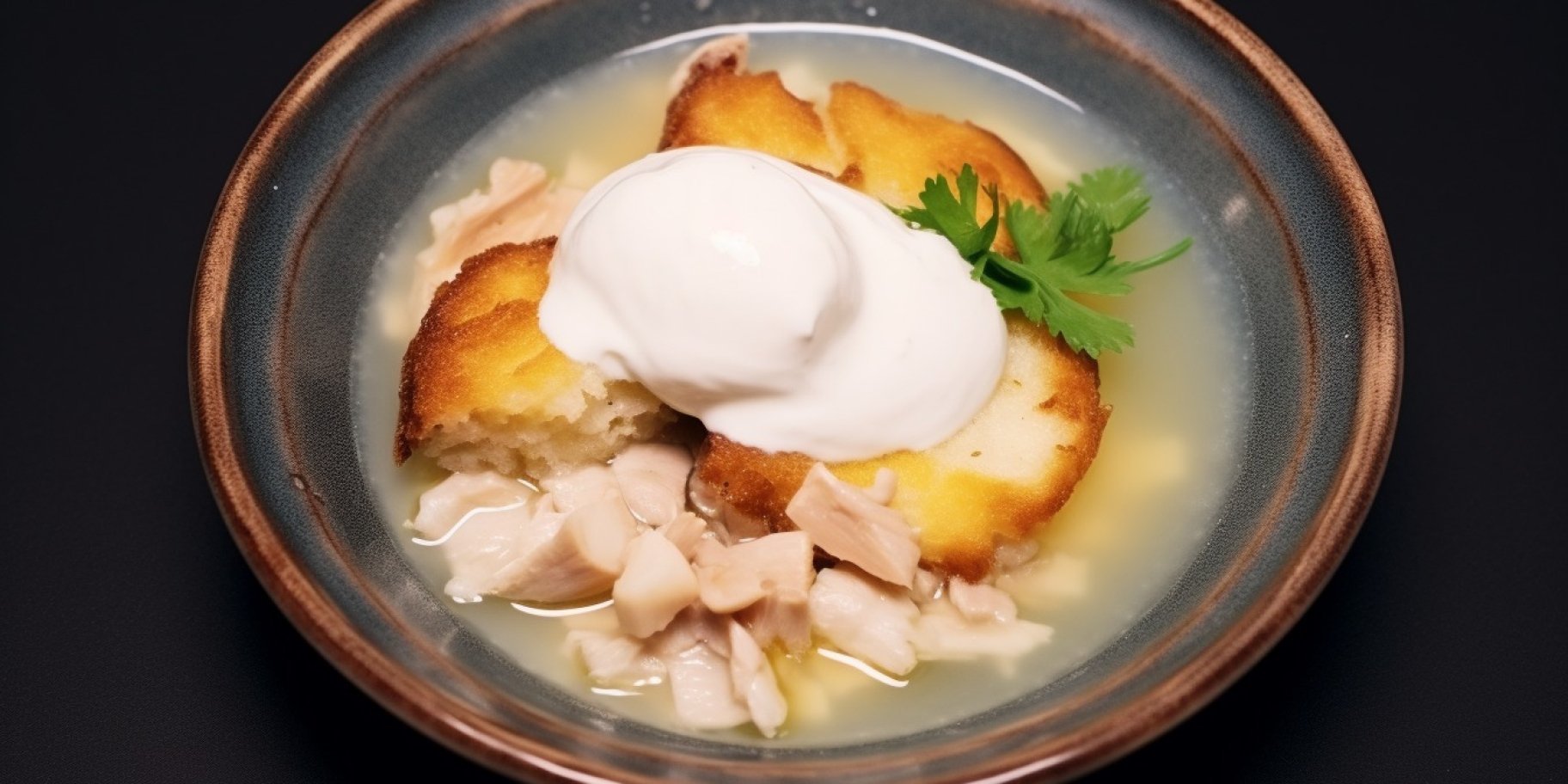 Тертюхи в курином бульоне